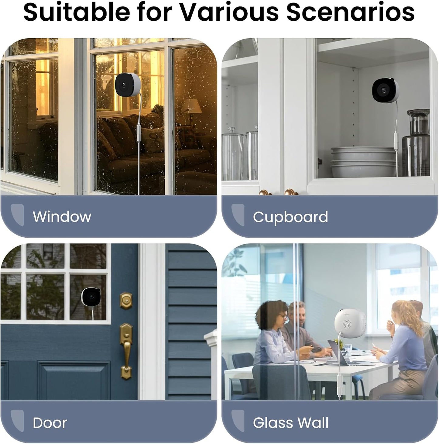 2K No-Drill Window Camera — Single Unit