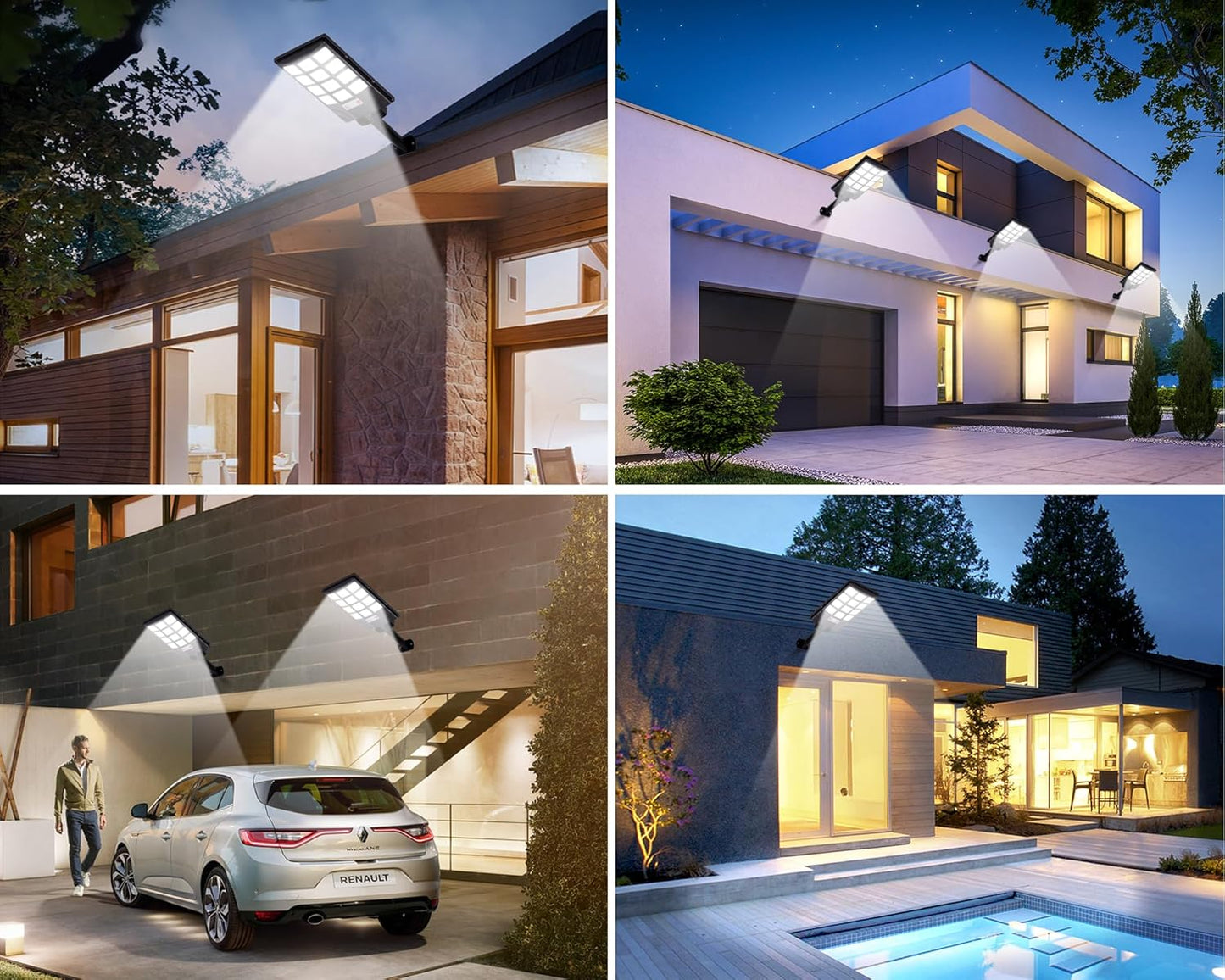 Solar Security Flood Light – IP66 Waterproof, 192-LED Ultra-Bright Motion Sensor Light with Dusk-to-Dawn Control & Remote | 6500K Outdoor Solar Street Light